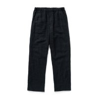 RATS/LINEN EASY PANTS  BLACK