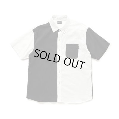 画像1: RATS/CRAZY PATTERN S/S SHIRT  WHITExBLACK