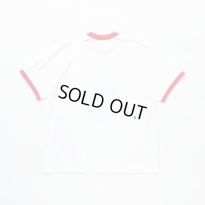 画像2: RATS/TRIM PRINT T  WHITExRED