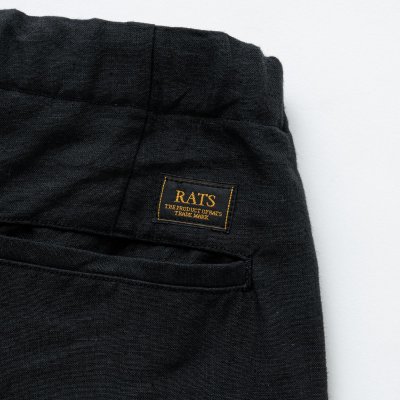 画像5: RATS/LINEN EASY PANTS  BLACK