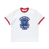 RATS/TRIM PRINT T  WHITExRED