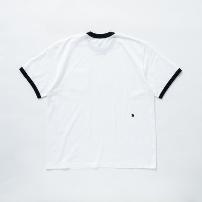 画像2: RATS/TRIM POCKRT T  WHITExBLACK