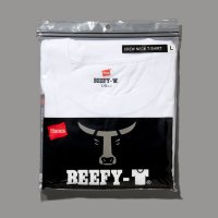 HANES/BEFFY T SHIRT 1P  WHITE