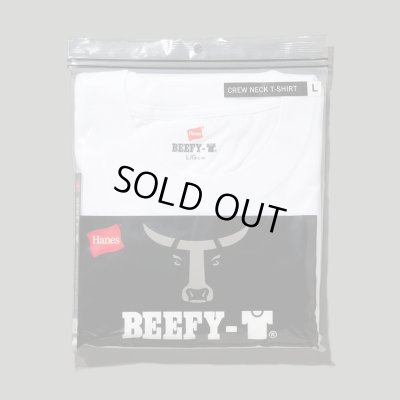 画像1: HANES/BEFFY T SHIRT 1P  WHITE