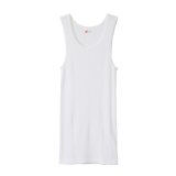 HANES/2p A SHIRT  WHITE