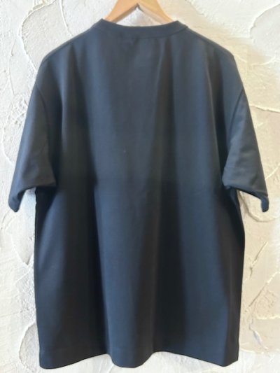 画像2: NANGA/ECO HYBRID BOX LOGO EMBROIDERY  T  BLACK