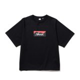 NANGA/ECO HYBRID BOX LOGO LOOSE FIT T  BLACK