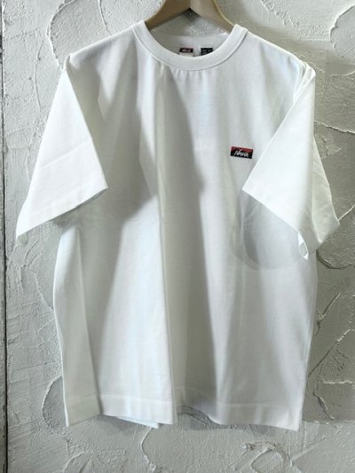画像1: NANGA/ECO HYBRID BOX LOGO EMBROIDERY  T  WHITE