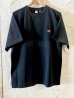 画像1: NANGA/ECO HYBRID BOX LOGO EMBROIDERY  T  BLACK (1)