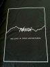 画像3: NANGA/DRY MIX FRAME LOGO  T  BLACK (3)