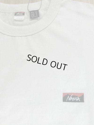 画像4: NANGA/ECO HYBRID BOX LOGO EMBROIDERY  T  WHITE