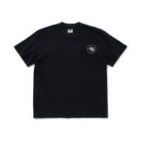 RATS/CIRCLE POCKET T BACK PRINT  BLACK