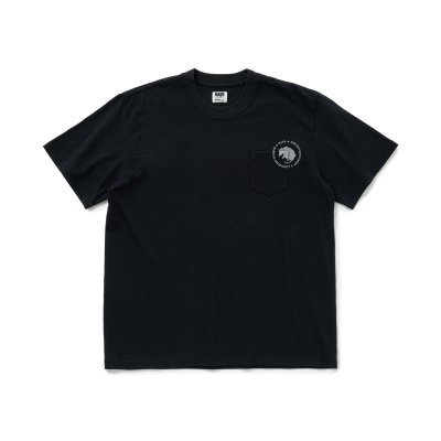 画像2: RATS/CIRCLE POCKET T BACK PRINT  CHARCOAL