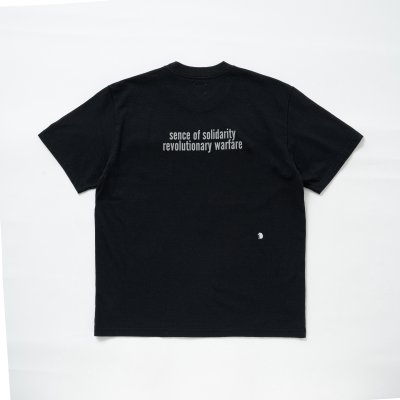 画像2: RATS/CIRCLE POCKET T BACK PRINT  BLACK