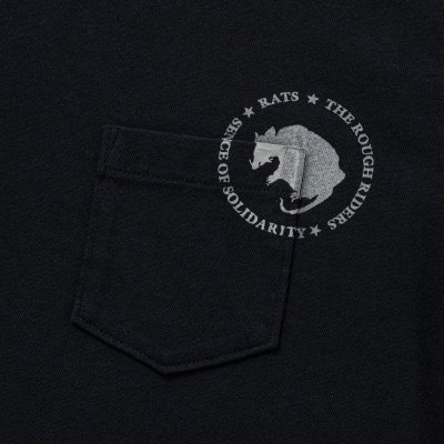 画像3: RATS/CIRCLE POCKET T BACK PRINT  CHARCOAL