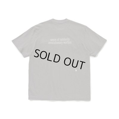 画像1: RATS/CIRCLE POCKET T BACK PRINT  CHARCOAL