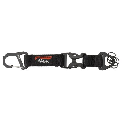 画像1: NANGA/CARABINER KEY HOLDER  BLACK
