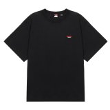 NANGA/ECO HYBRID BOX LOGO EMBROIDERY  T  BLACK