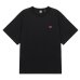 画像1: NANGA/ECO HYBRID BOX LOGO EMBROIDERY  T  BLACK (1)
