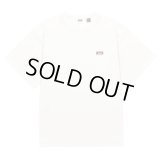 NANGA/ECO HYBRID BOX LOGO EMBROIDERY  T  WHITE