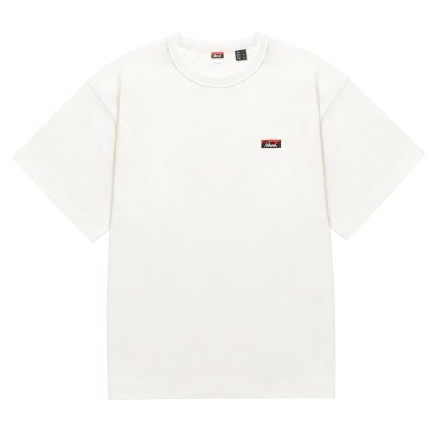 画像1: NANGA/ECO HYBRID BOX LOGO EMBROIDERY  T  WHITE