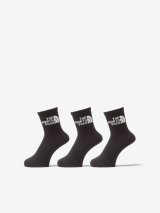 THE NORTH FACE/TNF JACQUARD LOGO 3P CREW   BLACK