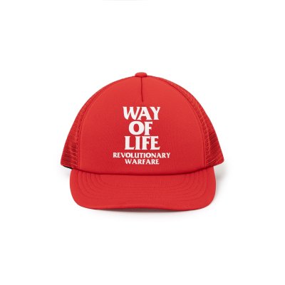 画像1: (店頭在庫分) RATS/MESH CAP WAY OF LIFE  RED