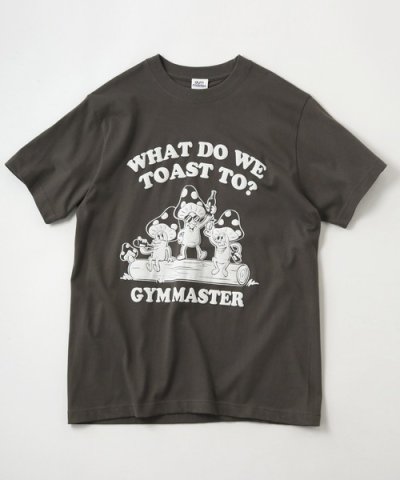 画像1: GYMMASTER/MUSH ROOM T  CHARCOAL