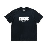 (店頭在庫) RATS/BOX LOGO T  BLACK