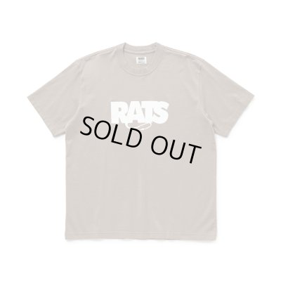 画像1: (店頭在庫) RATS/BOX LOGO T  KHAKI