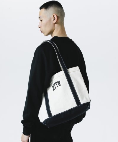 画像3: ROTTWEILER/RTTW TOTE BAG  WHITExBLACK