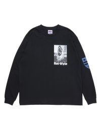 ROTTWEILER/DOG PHOTO LS T  BLACK