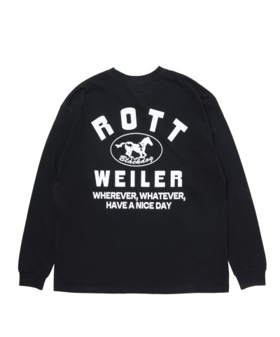画像1: ROTTWEILER/HORSE LS T  BLACK