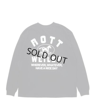 画像1: ROTTWEILER/HORSE LS T  BLACK