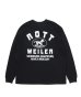 画像1: ROTTWEILER/HORSE LS T  BLACK (1)