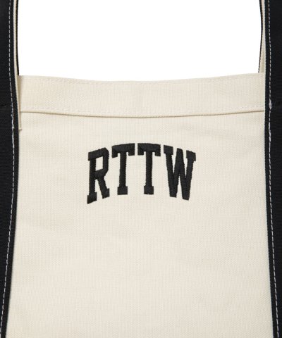 画像2: ROTTWEILER/RTTW TOTE BAG  WHITExBLACK