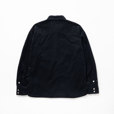 画像2: RATS/CORDUROY SHIRT  BLACK