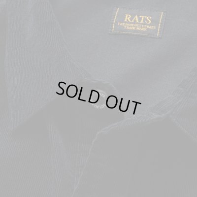 画像3: RATS/CORDUROY SHIRT  BLACK