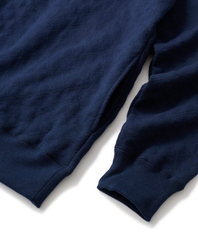 画像3: FTC/QUILTED HALF ZIP SWEAT  NAVY