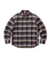 FTC/HEAVY PLAID NELL SHIRT  ORANGE