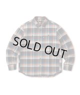 FTC/HEAVY PLAID NELL SHIRT  ORANGE