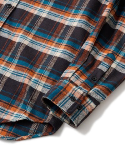 画像3: FTC/HEAVY PLAID NELL SHIRT  ORANGE