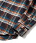 画像3: FTC/HEAVY PLAID NELL SHIRT  ORANGE (3)