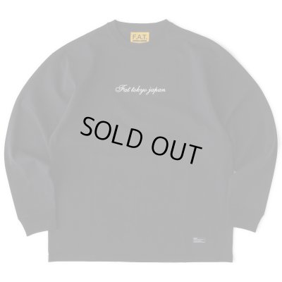 画像1: FAT/CALIGRAT Tee L  BLACK