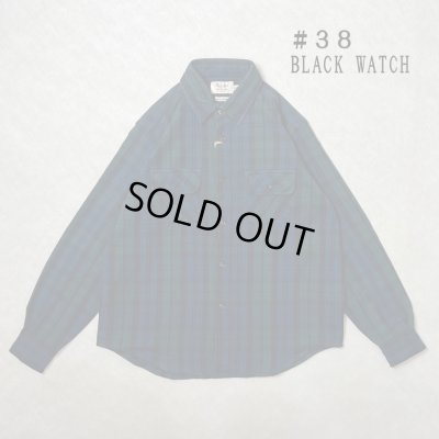 画像1: (再入荷) ALCARZA/HEAVY NELL CHECK WORK SHIRT  BLACKWATCH