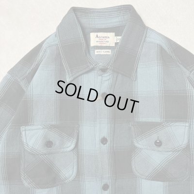 画像3: ALCARZA/HEAVY NELL CHECK WORK SHIRT  OMBRE BLUE
