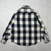 画像2: ALCARZA/HEAVY NELL CHECK WORK SHIRT  OMBRE BLACK (2)