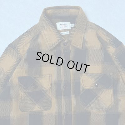 画像3: (再入荷) ALCARZA/HEAVY NELL CHECK WORK SHIRT  OMBRE BROWN