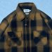 画像3: ALCARZA/HEAVY NELL CHECK WORK SHIRT  OMBRE BROWN (3)