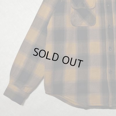 画像4: (再入荷) ALCARZA/HEAVY NELL CHECK WORK SHIRT  OMBRE BROWN